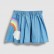 Summer new childrens dress half-length skirt European and American denim children skirt cartoon embroidered girl