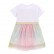 Childrens dress Europe and the United States childrens clothing summer new girl dress short-sleeved mesh childrens