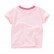 Child T-shirt European and American style summer new childrens clothing T-shirt knit cotton short-sleeved girl T-shirt