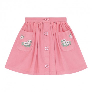 Childrens skirt European and American childrens clothing new children skirt corduroy girl short skirt summer skirt