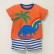 Childrens suit summer new European and American childrens wear knit cotton short-sleeved boy suit