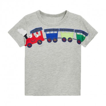 Summer new child short-sleeved cotton short-sleeved children T-shirt European and American style round got children