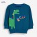 European and American childrens sweater fleece boys sweater autumn and winter knit round leader sleeves childrens