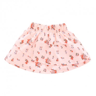 Child short skirt European and American style summer new short skirt knit cotton girl short skirt