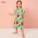 Summer new childrens clothing set European and American style short-sleeved girls suit cotton suit