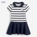 Girls dresses Europe and the United States childrens clothing summer new children skirt colored striped short sleeve