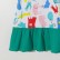 Summer new European and American childrens clothing dress short-sleeved European and American skirt print girls dress