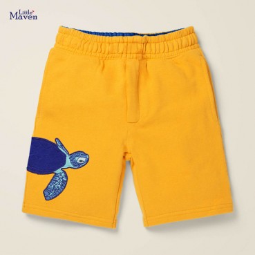 Child short pants Europe and the United States wind summer new children shorts knit cotton European and American