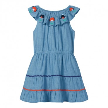 Childrens dress European and American childrens clothing summer new girl dress cotton sleeveless childrens skirt