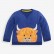 European and American childrens new boys sweater autumn and winter knit round leader sleeves childrens sweater fleece