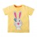 Child T-shirt European and American style summer new girl T-shirt knit cotton children T-shirt cartoon