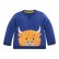 European and American childrens new boys sweater autumn and winter knit round leader sleeves childrens sweater fleece