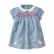 European Gig Summer new girl dress short-sleeved cotton wave point print children skirt