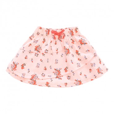 Child short skirt European and American style summer new short skirt knit cotton girl short skirt