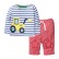 European and American childrens clothing childrens suit autumn new children set striped cotton boys set long sleeves