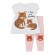 European and American childrens wear summer new childrens clothing set cartoon short-sleeved cotton girls suit suit