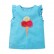 Child T-shirt European and American childrens wear summer new childrens clothing T-shirt cotton sleeveless girl