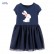 Child skirt summer new European and American childrens clothing girls dress cartoon printing network yarn children