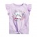 Girls T-shirt European and American childrens clothing summer new short sleeve children T-shirt knit cotton