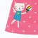 Childrens skirt European and American childrens clothing summer new girl dress wave point cartoon dress