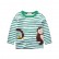 Boys striped long-sleeved T-shirt spring childrens bottoming shirt baby Korean top shirt