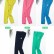 Spot summer sports children childrens trousers solid color cotton trousers in the waist leggings childrens trousers