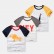 Summer Korean childrens short-sleeved T-shirt boys cotton three-piece childrens clothing 3 pieces of combination