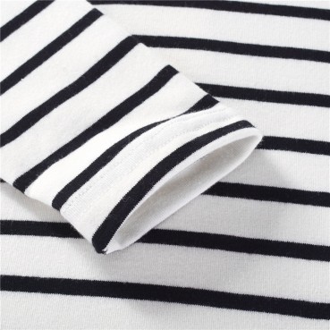 Boys striped long-sleeved T-shirt spring childrens bottoming shirt baby Korean top shirt