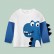 Childrens clothing factory direct new childrens leggings boys stereo dinosaur long sleeve T-shirt