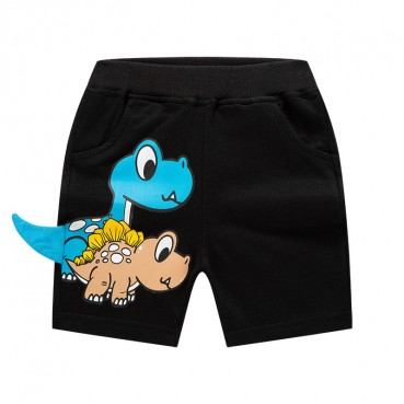 2021 new summer boys three-dimensional cartoon shorts childrens five pants dinosaur underlying pure cotton tide