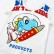 2021 new children cartoon dinosaur short-sleeved T-shirt cute baby top men and croissants factory direct sales