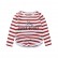 Spot spring Korean version of the child neutral childrens clothing striped cotton long sleeve round neck T-shirt tide