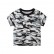 2021 new childrens camouflage short sleeve T-shirt tide brand boys full printing tops direct