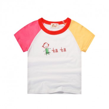 2021 childrens wear summer new children T-shirt cotton boys short-sleeved baby top factory direct sales