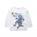 Childrens clothing factory direct 2021 new autumn children long sleeve T-shirt cotton white cartoon bottoming shirt