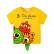 Childrens clothing manufacturers directly 2021 new children cartoon stereo dinosaur short-sleeved boy baby T-shirt