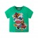 2021 childrens clothing wholesale Chinese style childrens summer short-sleeved T-shirt cotton lion dance dance