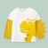 Childrens clothing factory direct new childrens leggings boys stereo dinosaur long sleeve T-shirt