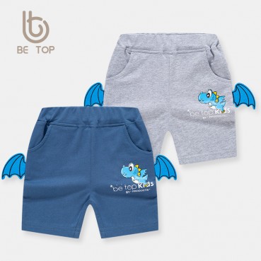 Childrens clothing 2021 summer new childrens shorts boys three-dimensional dinosaur five pants cartoon baby pants