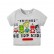 2021 childrens wear summer children short-sleeved T-shirt cotton boys cartoon before and after printing baby baby