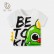 2021 new summer childrens short-sleeved T-shirt cartoon animation set top cloth Korean version of the tide dinosaur