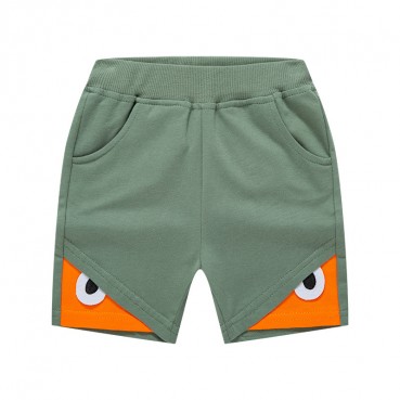 2021 boys shorts summer new cotton children casual five pants 气 眼 眼