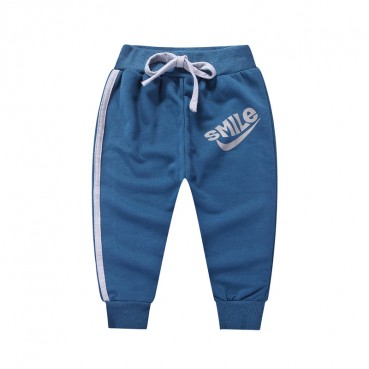 2021 Spring and Autumn Childrens Wear New Boy Sports Pants Childrens Pants Childrens Pants Wholesale Letter