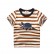 Factory direct 2021 childrens wear wholesale summer Korean version of the new cotton striped childrens short-sleeved