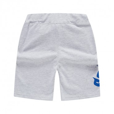 2021 Summer Korean version of the new boys sports shorts in childrens knitted letter printing childrens five pants