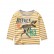 Childrens baby compassion girl Korean version of the bottom shirt spring and autumn new cartoon boat striped