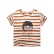 2021 boys and summer childrens clothing boys t-shirt striped baby clothes children short sleeves