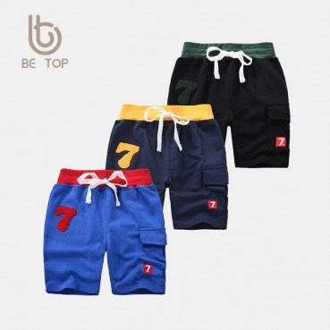 Factory direct childrens clothing 2021 new summer childrens shorts pants Korean boy pocket sports pants