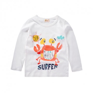 Childrens clothing wholesale factory direct child joint shirt girls Korean version of the bottom shirt spring and