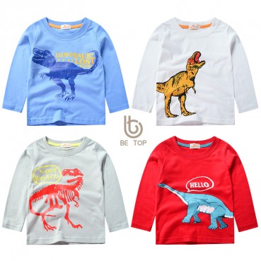 Tide childrens clothing 2021 Korean childrens long-sleeved T-shirt boys compassion girls bottoming shirt baby cotton